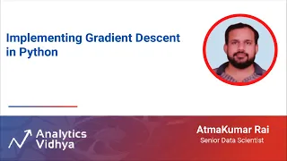 Implementing Gradient Descent in Python DataHour by Atmakumar Rai