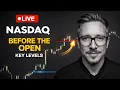 Nasdaq Pre Market Analysis NQ Key Levels Before The Open LIVE