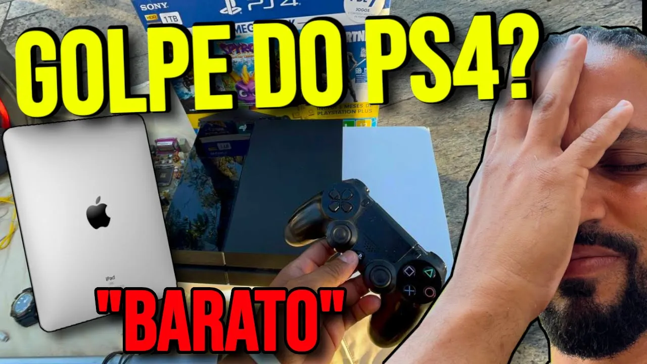 GOLPE DO PS4 NA FEIRA DO ROUBO SERÁ? | CAÇADA GAMER MUAMBROS