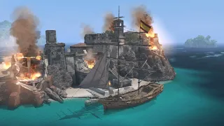 Download Spanish Ship El Dorado (MOD) VS British Naval Fort || Assassin's Creed IV: Black Flag MP3