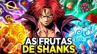 SHANKS POSSUI VÁRIAS AKUMA NO MI E ISSO EXPLICA PORQUE SEU BANDO NÃO TEM NENHUM USUÁRIO DE FRUTA!!!