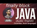 finally block in Java Java Course