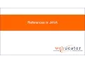 References in JAVA