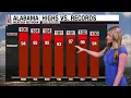 Alabama Weather Network Mid-Day Forecast Update Sunday 26