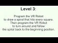 Grid Map Spiral - VEXCode VR