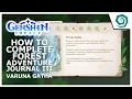 How to complete Forest Adventure Journal III Varuna Gatha - Sumeru