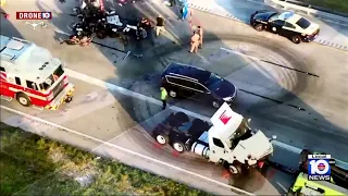 Crash on Sawgrass Expressway in Sunrise leaves multiple people dead causes massive delays