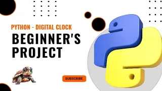 How to make a digital clock in python python beginner projects python turtle art best projects py