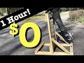 Outboard Motor Stand - simple scrap wood OUTBOARD ENGINE STAND