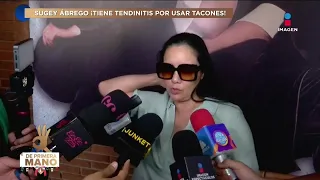 ¡Sugey Ábrego enfrenta TENDINITIS por usar TACONES de 22 CM en la obra 'La Obscenidad de la Carne'!