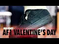 ON FOOT Nike Air Force 1 Valentine s Day 2026 Black Schopes 4K IB6836-001