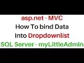 asp net dropdownlist c bind sql server mylittleadmin database