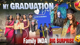 Graduation Day🎓❤️ Family inda big suprise 😱🥳