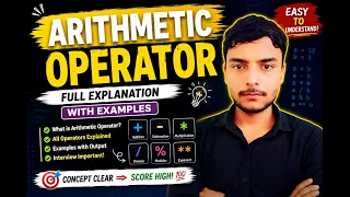 Python Arithmetic Operators Explained Complete Guide with Examples Hindi English