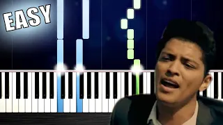 Download Bruno Mars - Grenade - EASY Piano Tutorial by PlutaX MP3