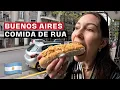 Very Cheap Street Food in Buenos Aires Argentina Ep 1
