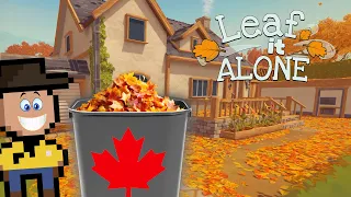 EU PASSEI 24 HORAS LIMPANDO AS FOLHAS DA MINHA CASA (Leaf it Alone - Jogo Completo)