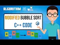 Modified Bubble Sort in C
