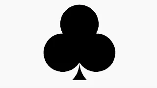 Basic Python Turtle Code Ace of Clubs