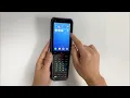 Handheld barcode scanner android PDA ST917G operation