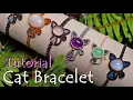 Cat Bracelet Tutorial Diy Handmade How to make macrame