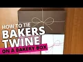 How to Tie a Bakery Box with Twine Nashville Wraps