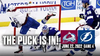 FULL REPLAY: Game 4 OT | Avalanche vs Lightning | 2022 Stanley Cup Final