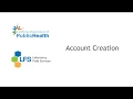 CDPH Licensing Account Creation