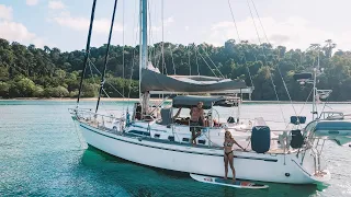 ESCAPING THE BOATYARD!! Life is better at Anchor… Ep 316