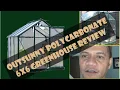 Outsunny Greenhouse polycarbonate review
