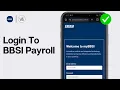 How To Login To BBSI Payroll Account 2024