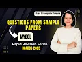 MySQL Questions QUERIES CBSE Class 12 Computer Science Boards 2025