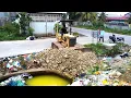 Download Lagu Completed the Project! By Best Operator Pushing Rock into the Forest and flood  with Bulldozer