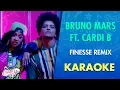 Download Lagu Bruno Mars Feat. Cardi B - Finesse (Karaoke) I CantoYo