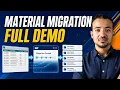 SAP Material Master Migration Full Migration Cockpit Demo