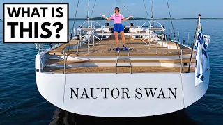 MIND BLOWN 🤯 Nautor Swan 88 Performance Sailing SuperYacht Tour