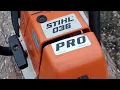 Stihl 036 Pro Testing after refurbished top end