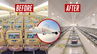 Transforming a Passenger Aircraft into a Cargo Freighter | Emirates
