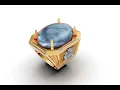 Cach len mau nhan nam da ruby - matrix How to design a men s ruby and matrix ring