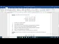 Basic Matrix operations using MATLAB