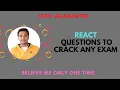 React Interview Questions and Answers React Interview Questions ReactJS Tutorial