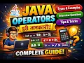 Java Operators Full Tutorial All Types Explained with Examples Complete Guide in Hindi