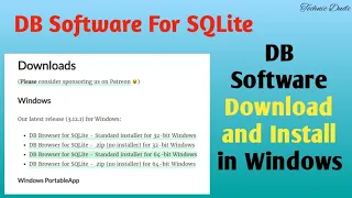 How to Install DB Browser for SQLite on Windows