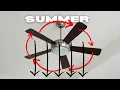 What Direction Should My Ceiling Fan Run in the SUMMER