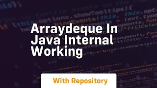 arraydeque in java internal working