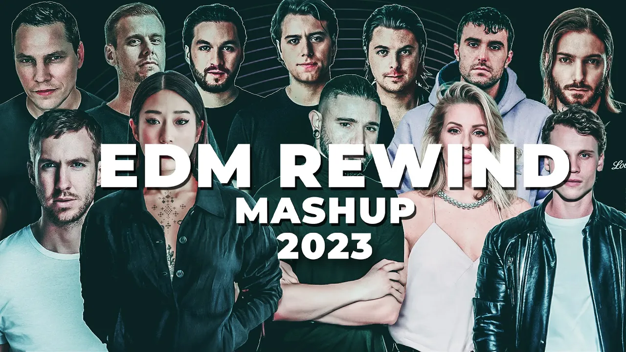 EDM REWIND MASHUP 2023 - New Year Festival Mashup Mix 2024 | by Daveepa