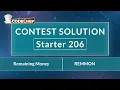 Remaining Money REMMON Starter 206 CodeChef Solution