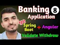 Banking Application using Spring Boot Angular Full Stack Project LearnCodeWit urgesh