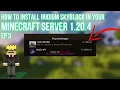 HOW TO - Iridium Skyblock Plugin 1 20 4