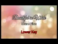 Download Lagu Beautiful in White  - Shane Filan (Lower Key Karaoke)